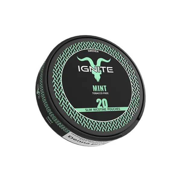 12mg Ignite Mint Slim Nicotine Pouch - 20 Pouches