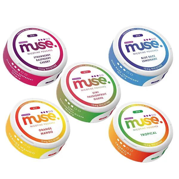 12mg Muse Mix Nicotine Pouches - 20 Pouches