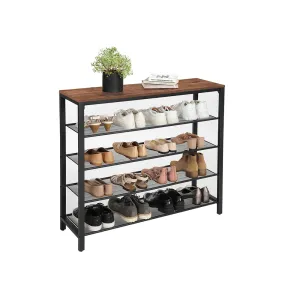 5-Tier Shoe Rack Storage Organizer