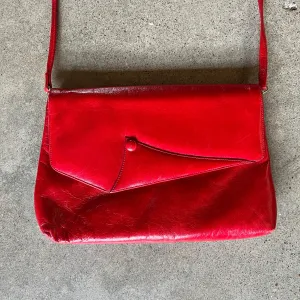 80’s RO-EL Red Leather Bag