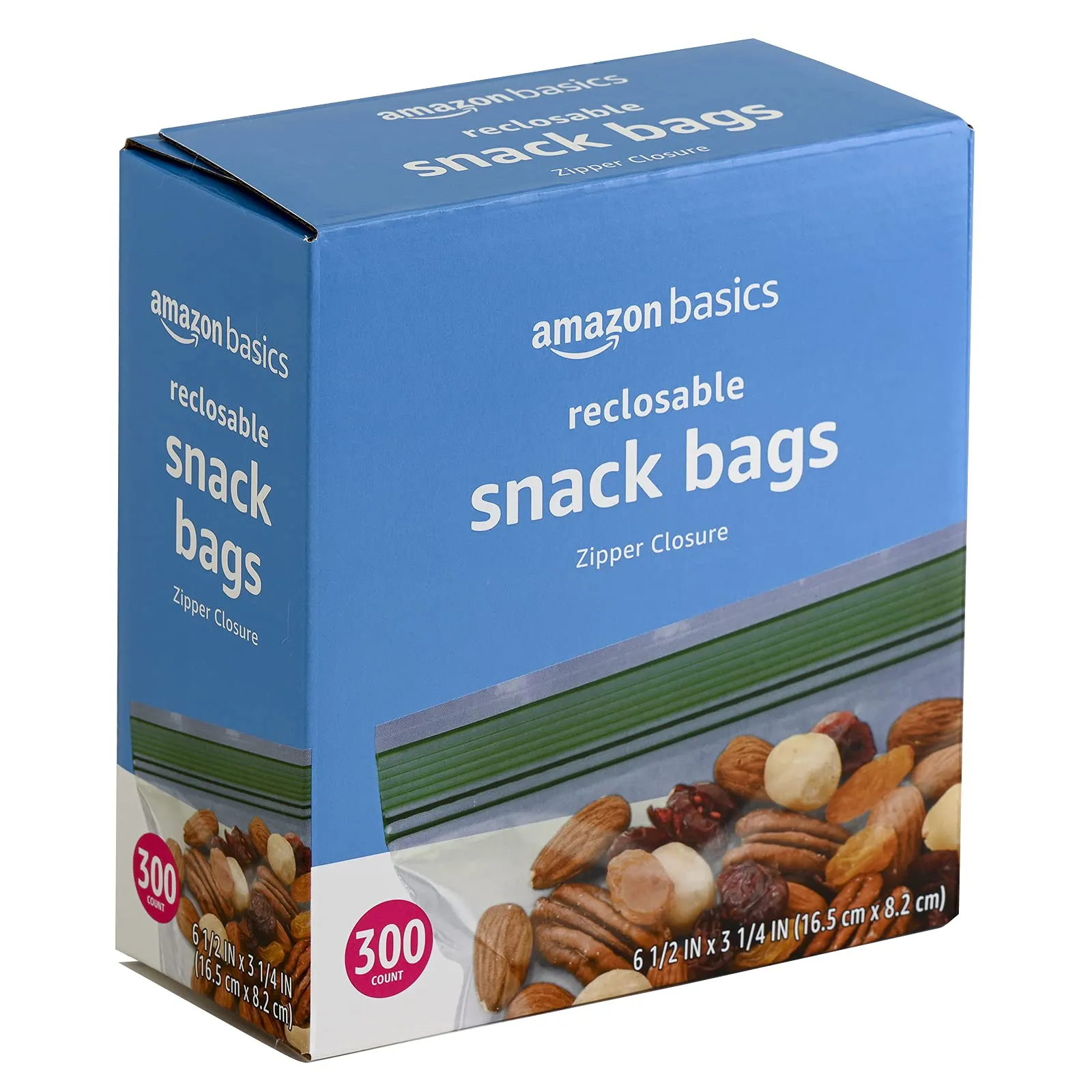 Amazon Basics Snack Storage Bags, 300 Count