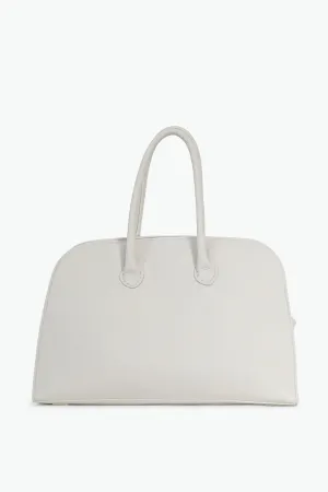 ARDEN HANDBAG IN ITALIAN LEATHER BUTTER WHITE