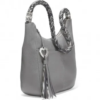 Barbados Ziptop Hobo | Dove Gray