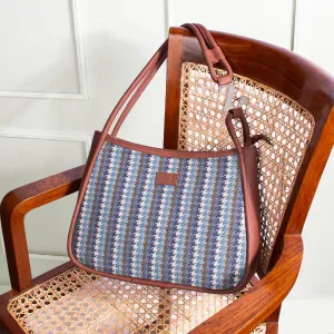 Bombay Houndstooth Sleek Shoulder Bag