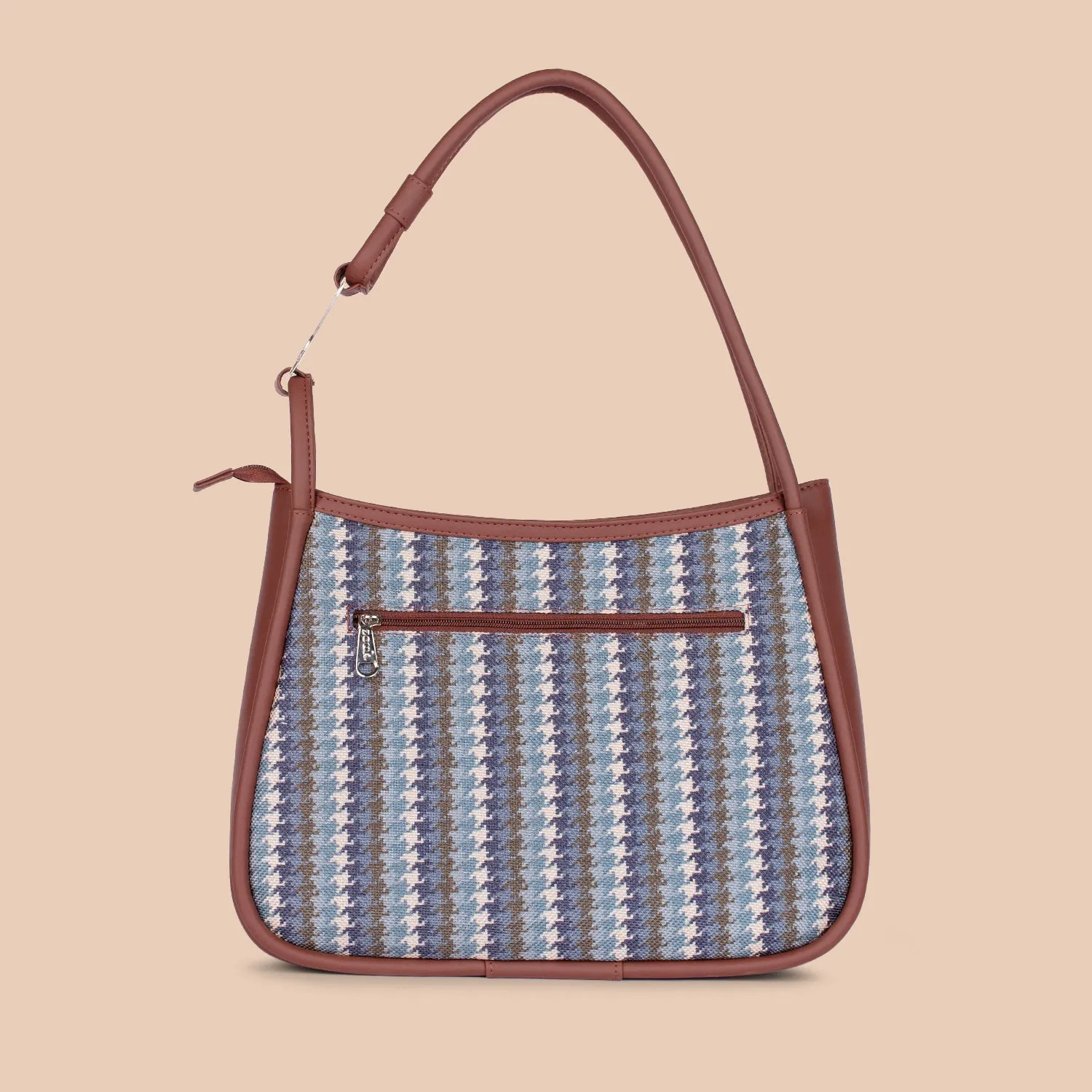 Bombay Houndstooth Sleek Shoulder Bag