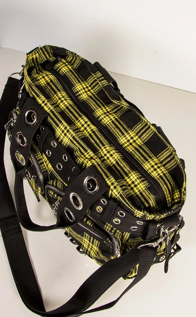 Camdyn Handbag | Yellow Tartan