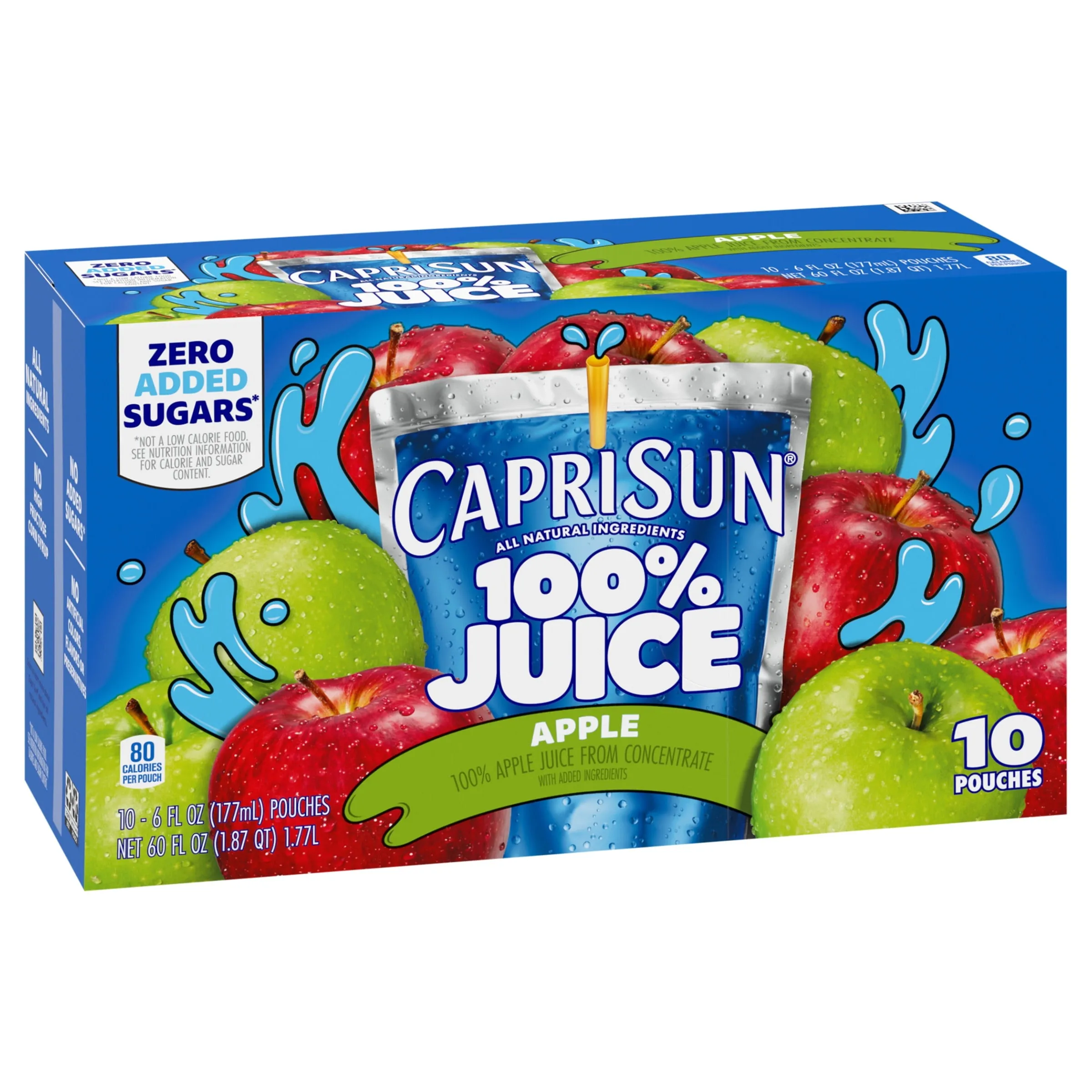 Capri Sun 100% Juice Paw Patrol Apple Juice Box Pouches, 10 ct Box, 6 fl oz Pouches