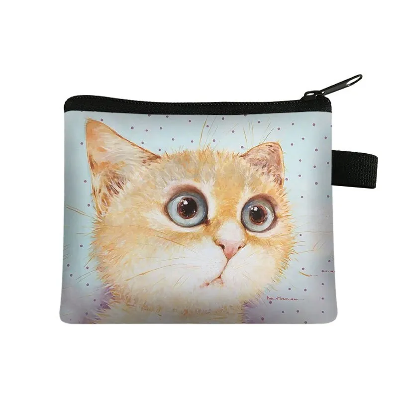 Cartoon Cat Coin  Clutch