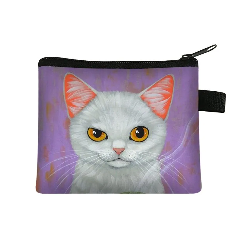 Cartoon Cat Coin  Clutch