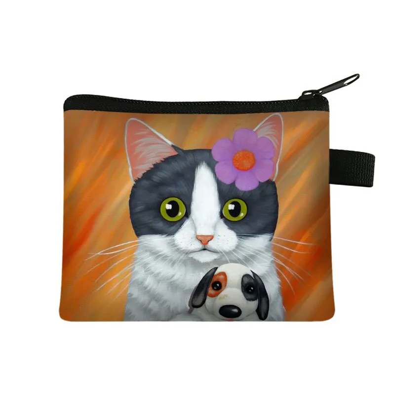 Cartoon Cat Coin  Clutch