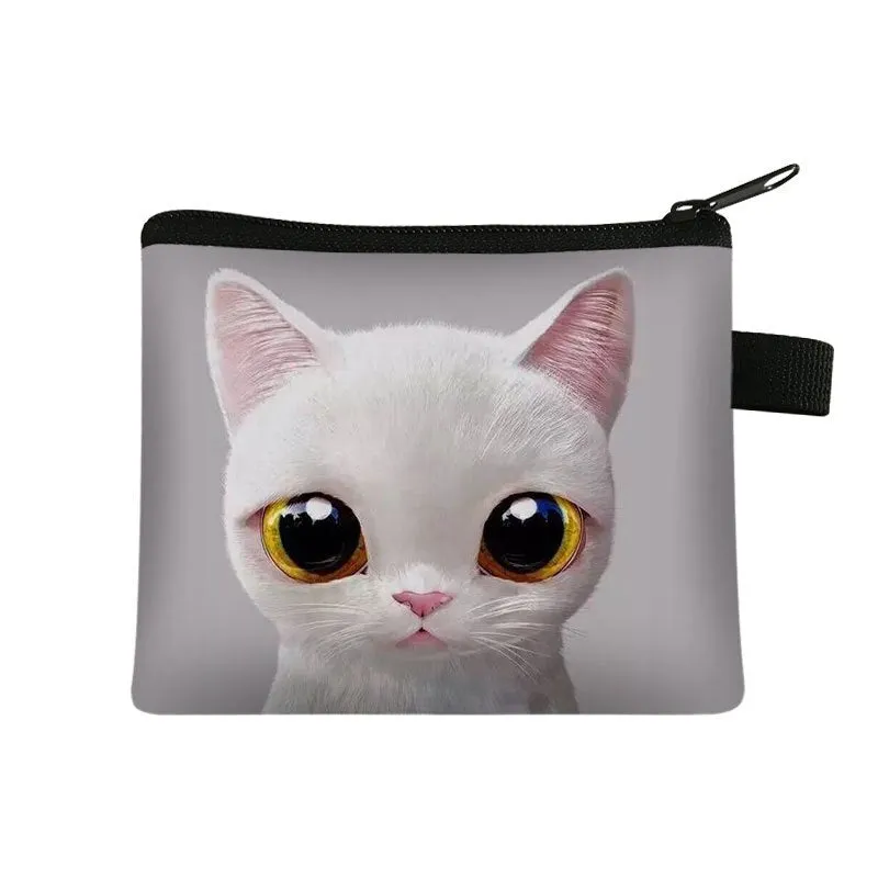 Cartoon Cat Coin  Clutch