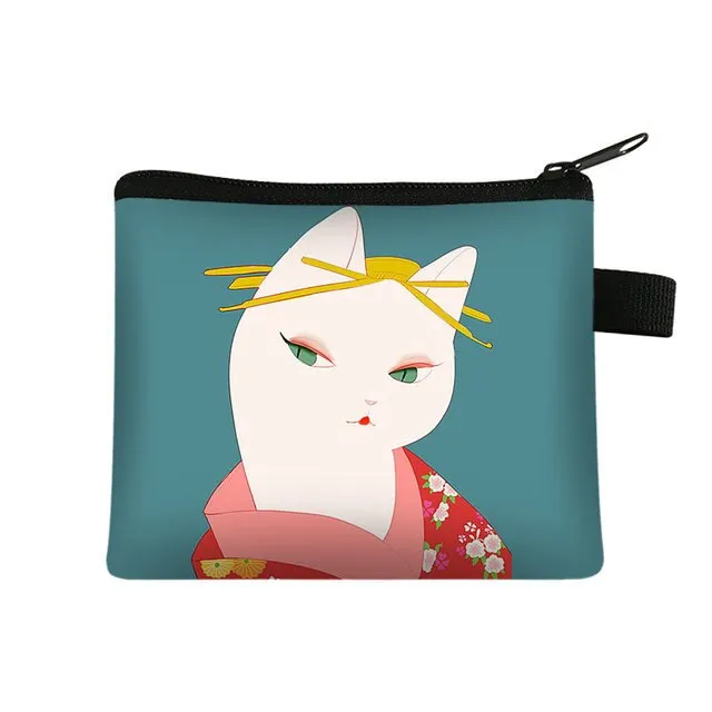 Cartoon Cat Coin  Clutch