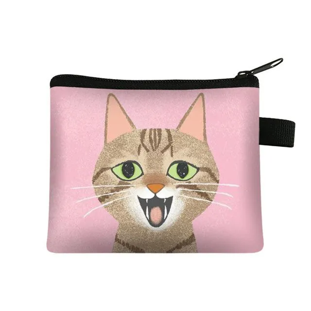 Cartoon Cat Coin  Clutch