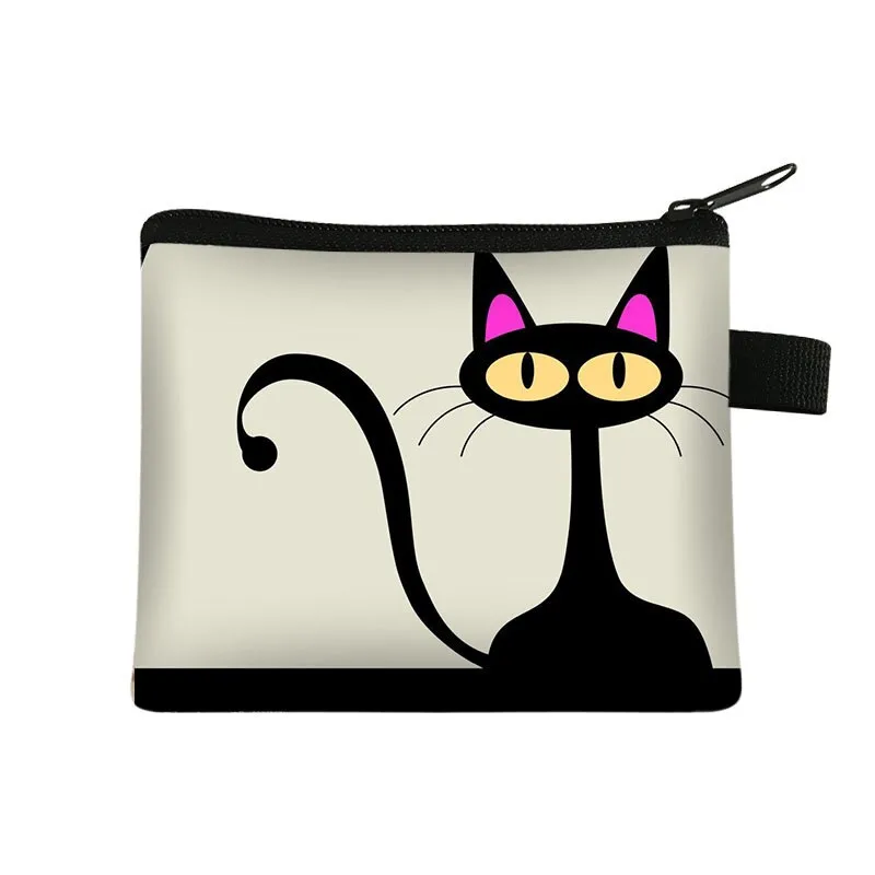 Cartoon Cat Coin  Clutch