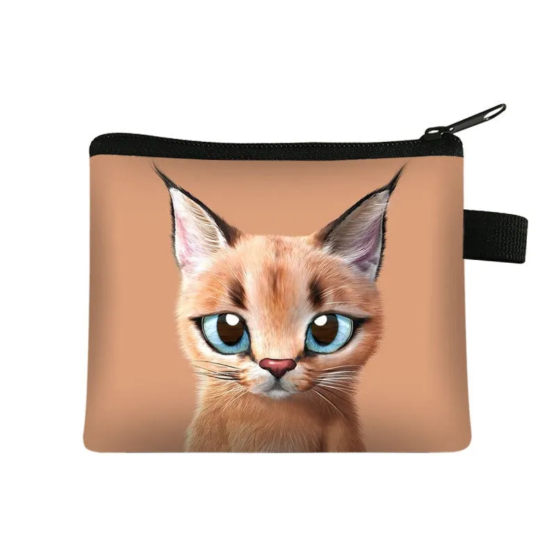 Cartoon Cat Coin  Clutch