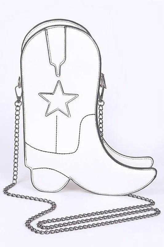 Chic Cowboy Boots Iconic Swing Bag