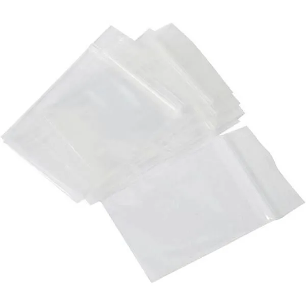 Cumberland Press Seal Plastic Bag 40 Micron 100 X 180Mm Clear Pack 100