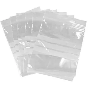 Cumberland Writeon Press Seal Plastic Bags 50 Micron 305 X 460Mm Clear Pack 100