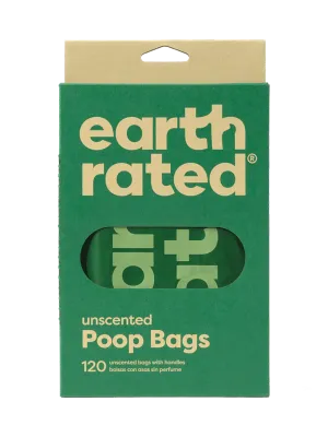 Earth Rated Easy-Tie Handle Poop Bags - Unscented 120 Bags