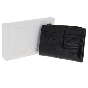 Equilibrium Ladies Patent Credit Card Purses & Holders - Black & Sage Colours Available