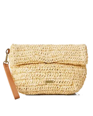 Essentials Straw Purse in Natural