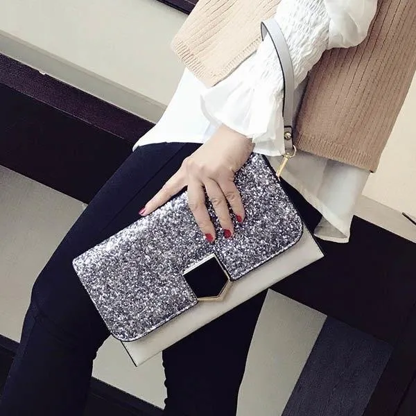 Fashion Clutch Bags Chain Women Messenger Bag Small Long 2018 New Female Ladies Clutches Bag