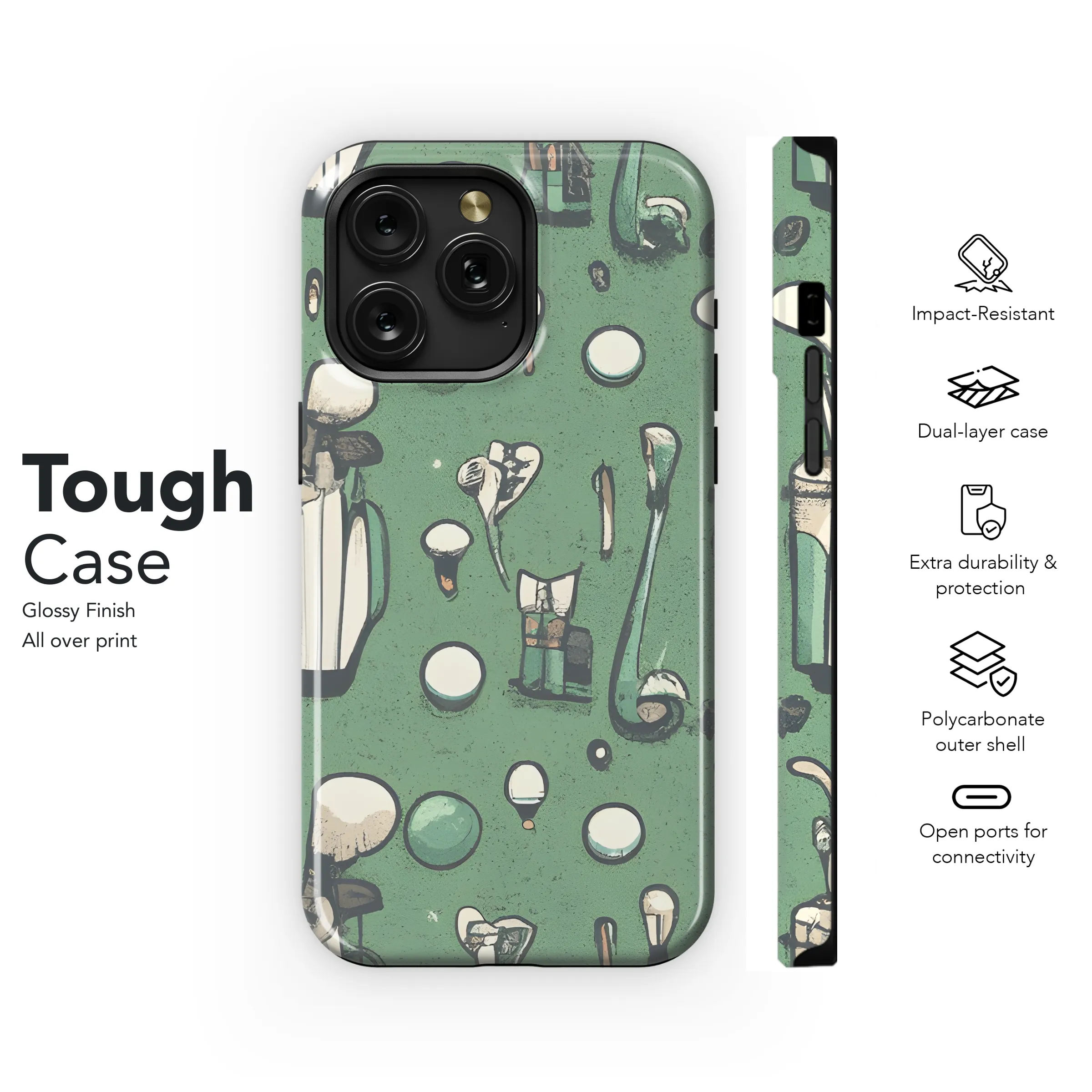 Golf Phone Case iPhone Samsung Cover Pixel 3747