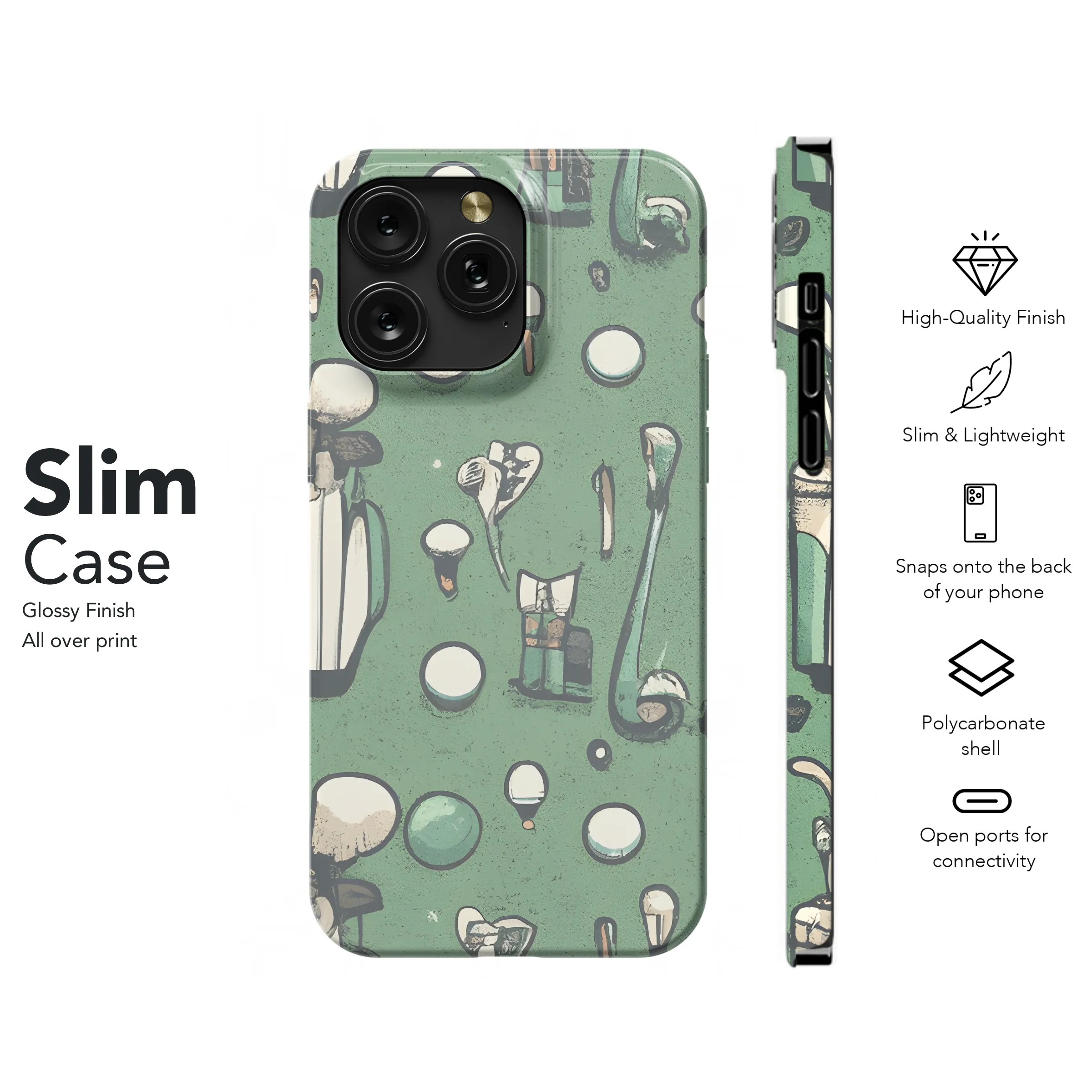 Golf Phone Case iPhone Samsung Cover Pixel 3747