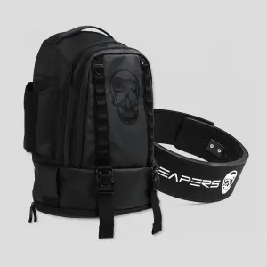 Gravestone Backpack & 10mm Lever Belt Combo - Onyx/Black