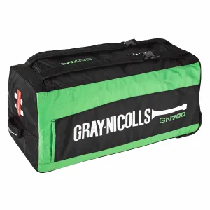 Gray Nicolls GN 700 Cricket Wheel Bag - Black/Green