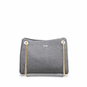 Grey Formal Hand Bag P36136