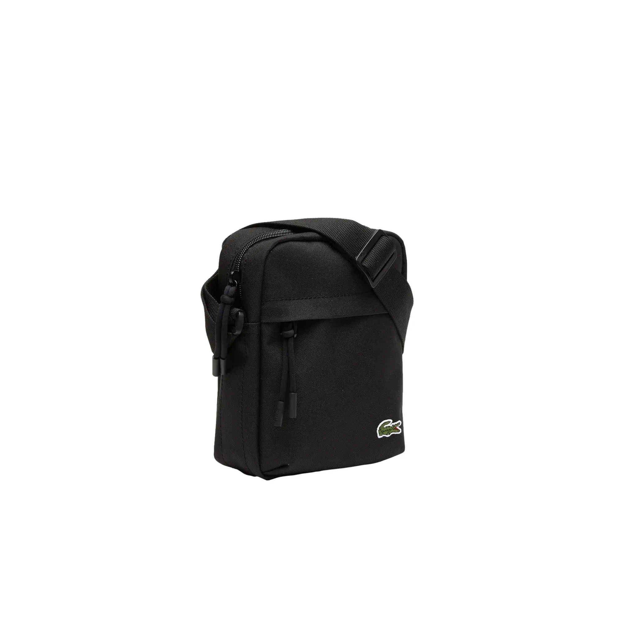 Lacoste Unisex Zip Crossover Bag - Black