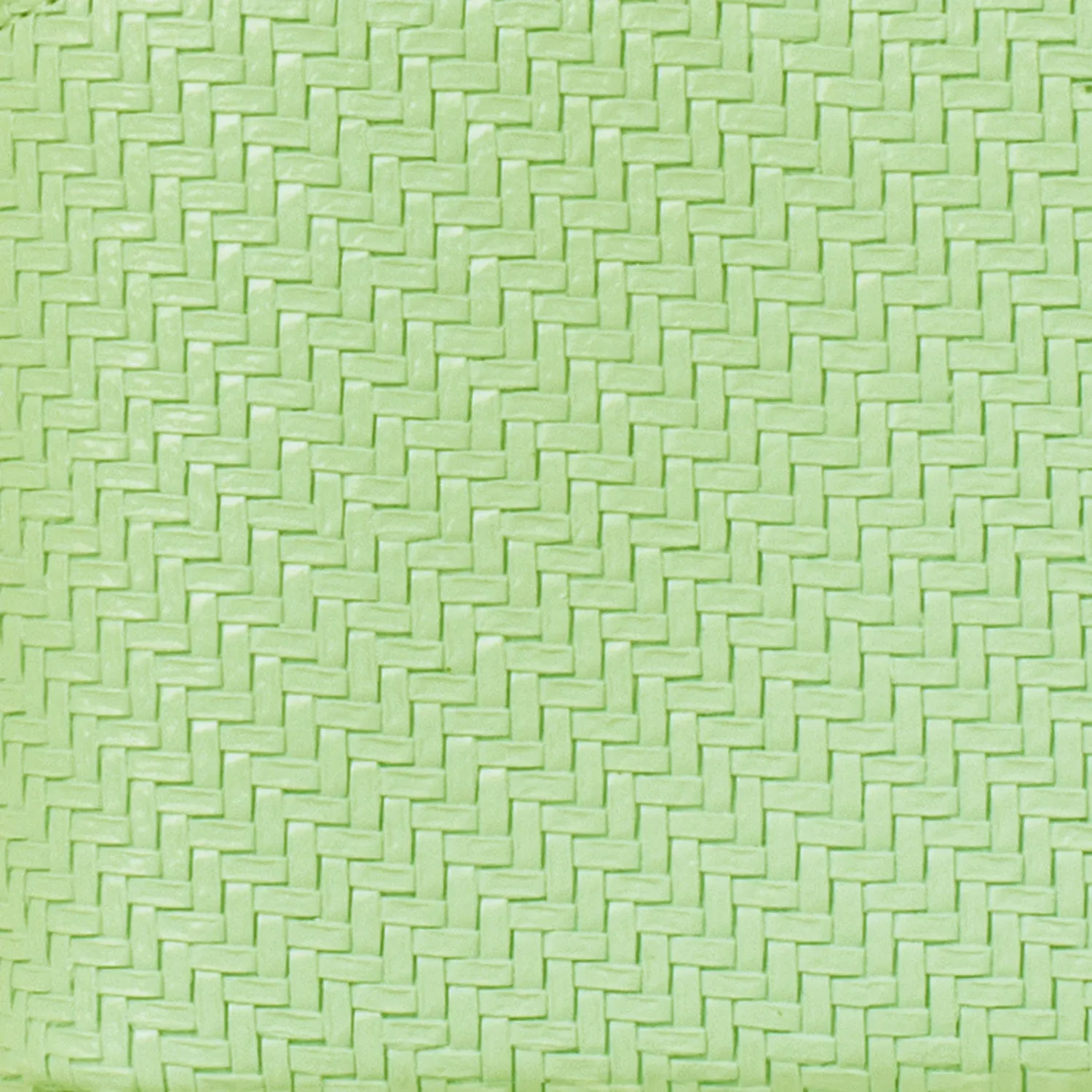 Large Beauty Bag - Herringbone Pistachio