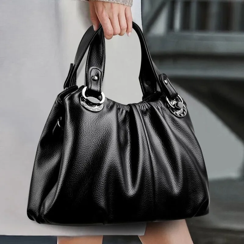 Luxury High-Quality Genuine Leather Women's Shoulder Bag