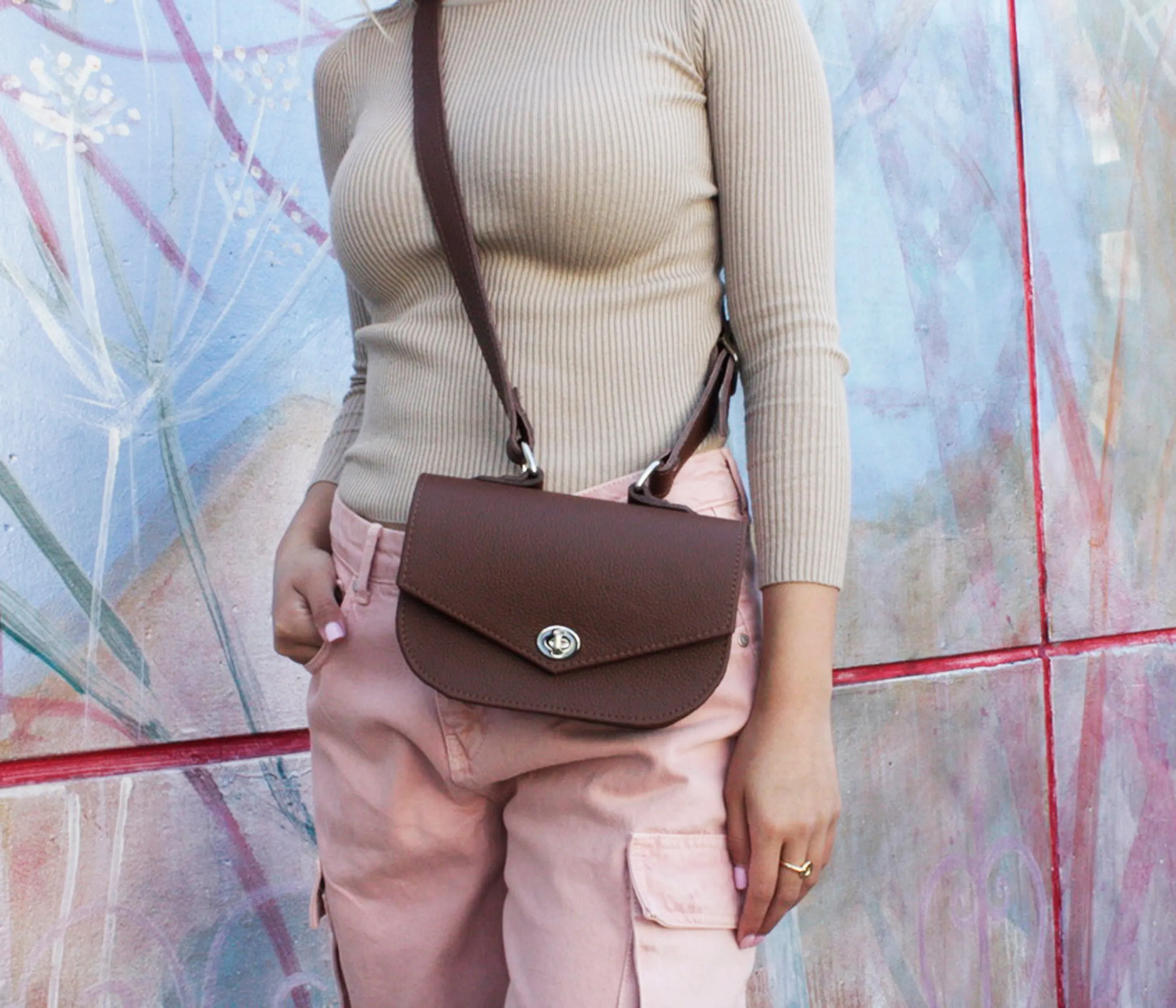 Marie Satchel Mini - Brown