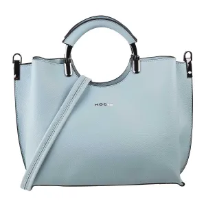 Mochi Womens Synthetic Blue Satchel Bags (One Size)