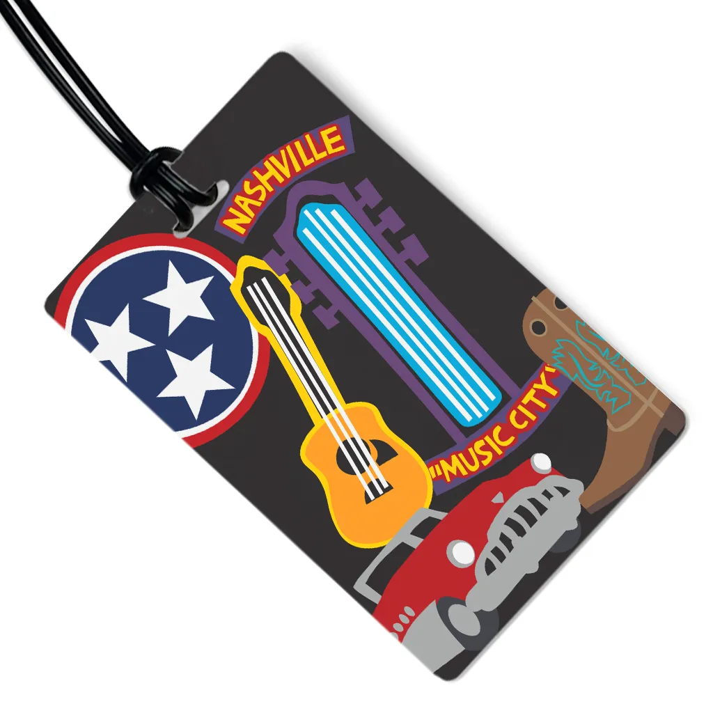 Nashville Luggage Tag