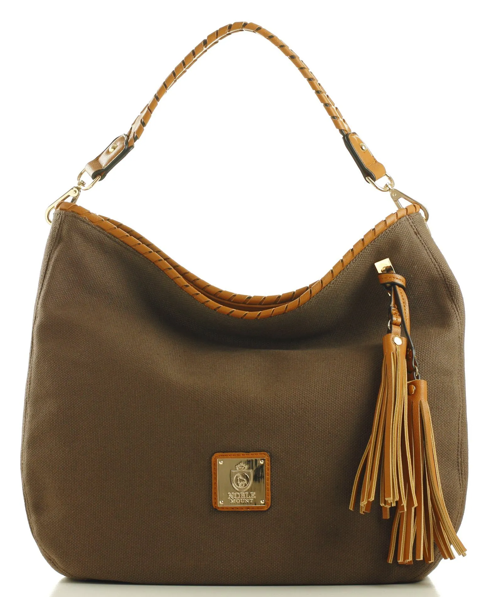 Noble Mount 'Eternity' Canvas Hobo/Handbag