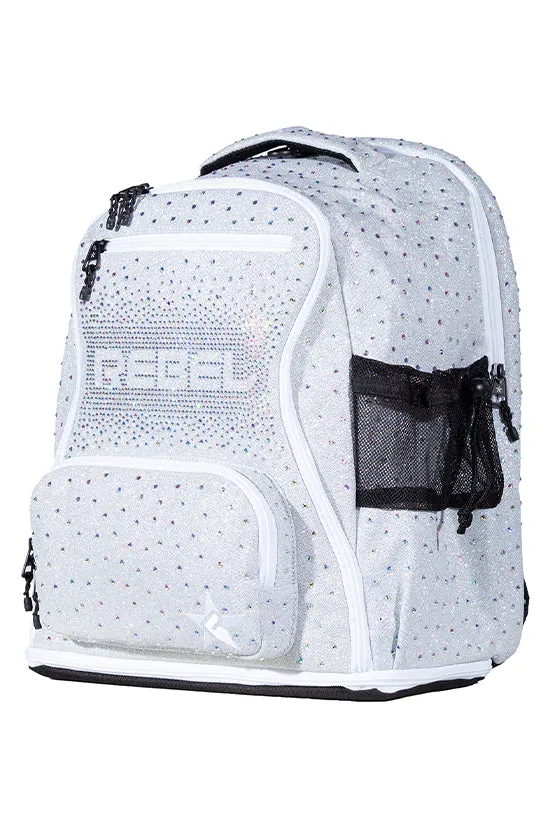 Opalescent with Crystal Scatter Rebel Dream Bag Plus with White Zipper