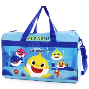 Personalized Kid's Travel Duffel Bag - Baby Shark