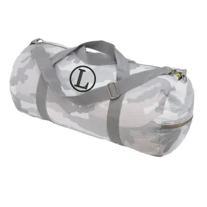 Personalized Weekender Seersucker Duffel