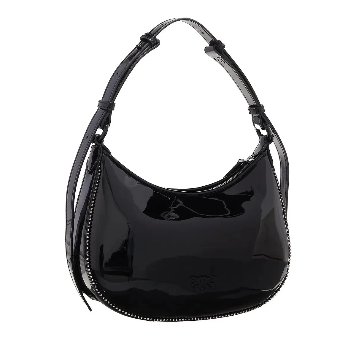 Pinko Half Moon Mini Fl Nero Limousine