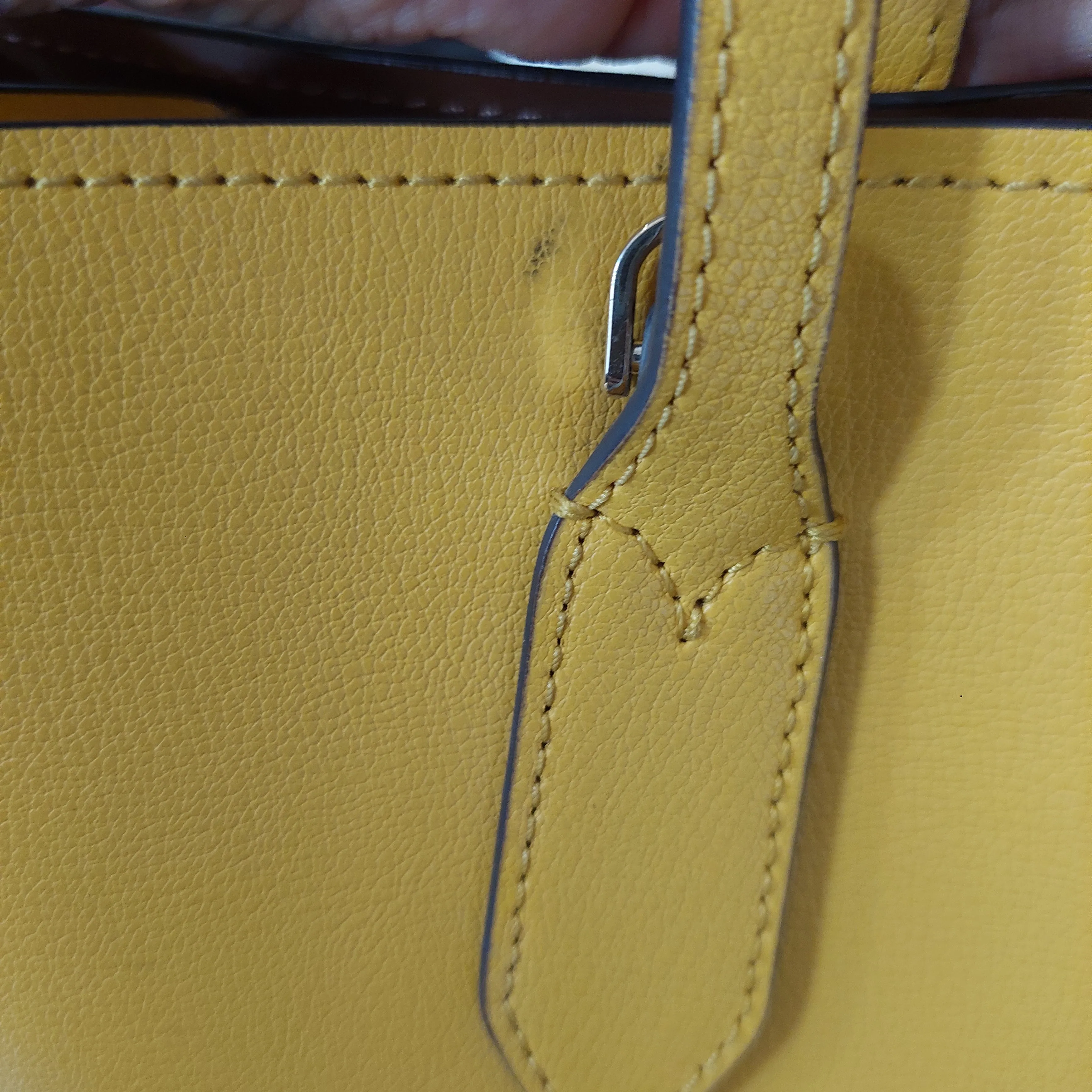 Pre-Loved Treasures - Kate Spade Yellow Harper Triple Compartment Leather Tote