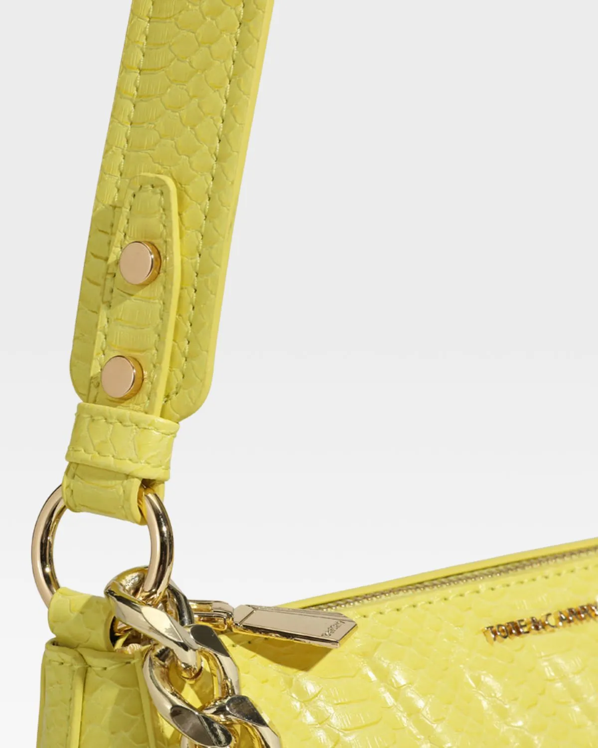 PY Shoulder Bag in Yellow