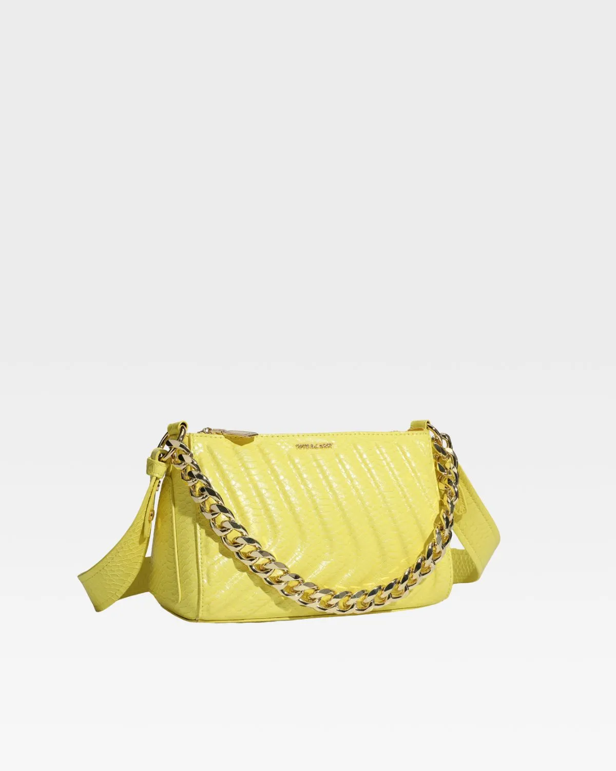 PY Shoulder Bag in Yellow