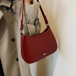 Red Underarm Shoulder Bags for Women New Texture Leather Crossbody Bag Luxury Designer Wedding Bride Handbags Sling Bag