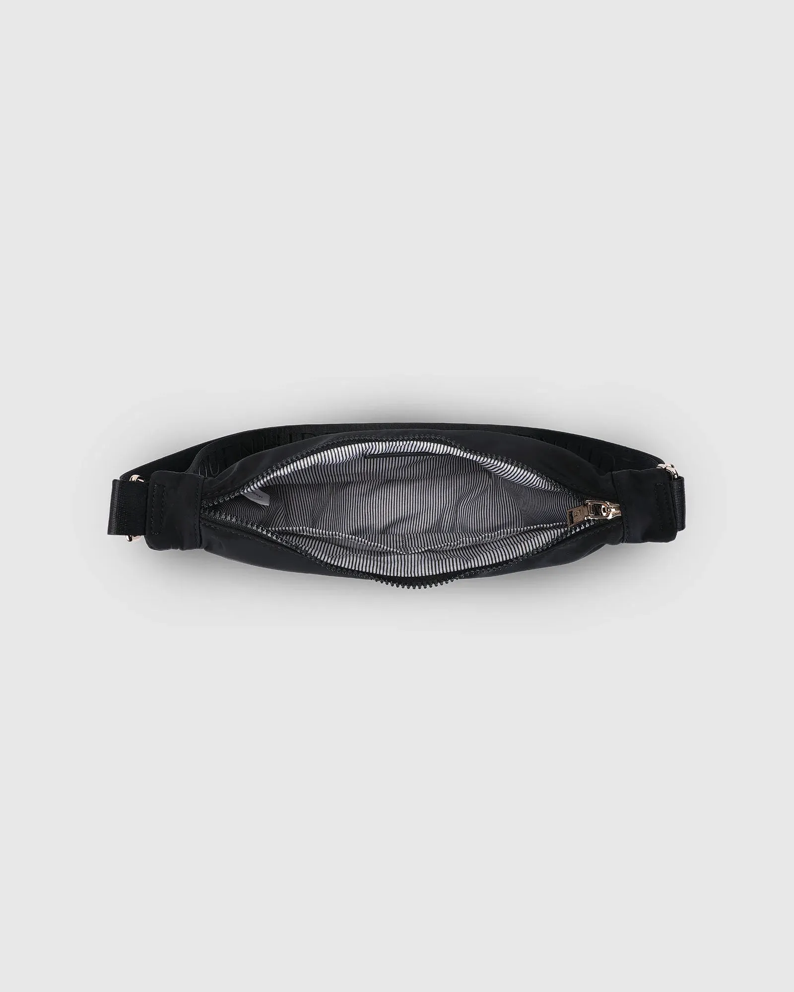 Sylvia Nylon Sling Bag in Black