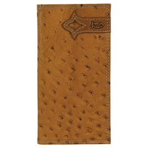 Trenditions Justin Men's Rodeo Ostrich Texture Wallet