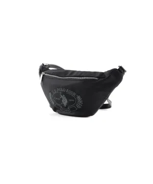 U.S. POLO ASSN. WOMEN SPRINGFIELD WAIST BAG NYLON IN BLACK