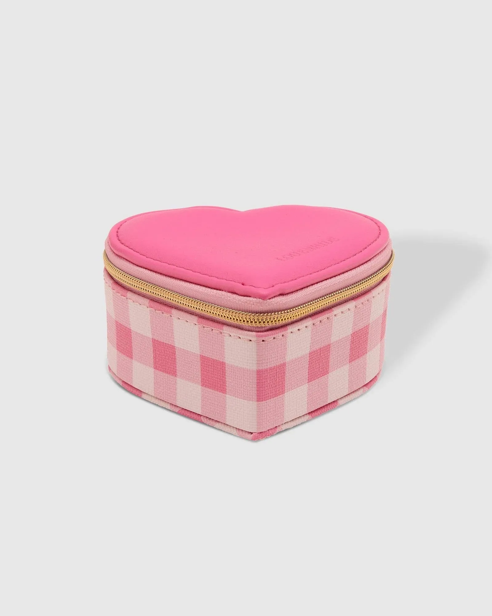 Valerie Jewellery Box Pink Gingham